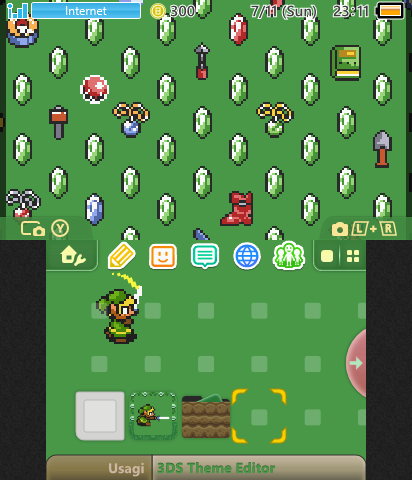 ALTTP SNES Sword-swinging Link