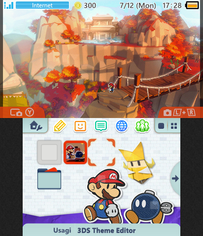 Paper Mario - Autumn Mountain