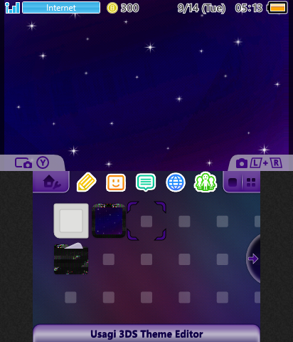 Violet Space Theme