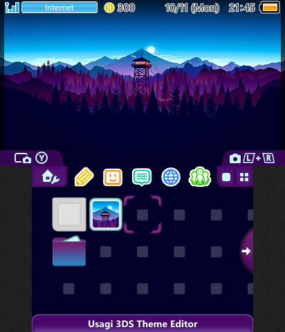 Purple Forest Theme - Fire Watch