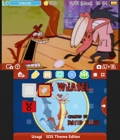 I Am Weasel Egg Theme