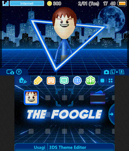 Foogle's Vibin' Vaporwave (BLUE)
