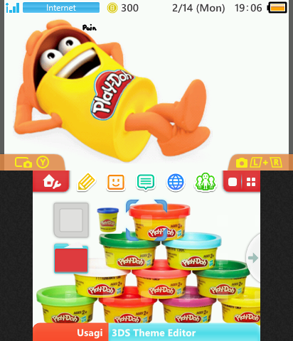 play doh theme