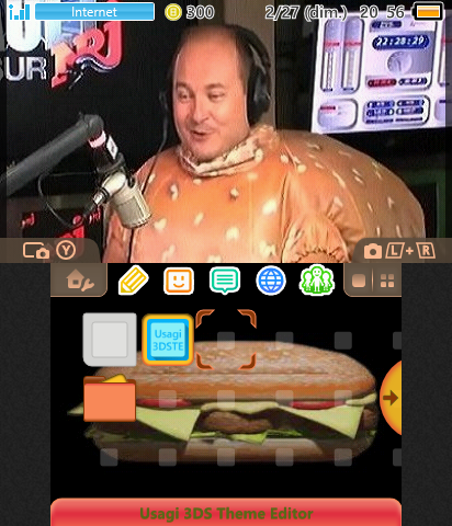 Cauet déguisé en burger sur NRJ
