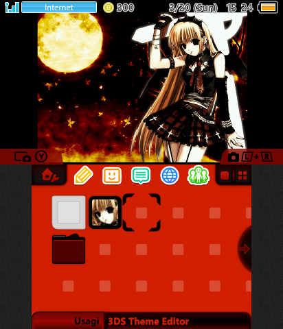 Red and Black Anime Girl