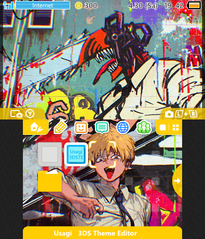 Chainsaw Man graffiti Theme