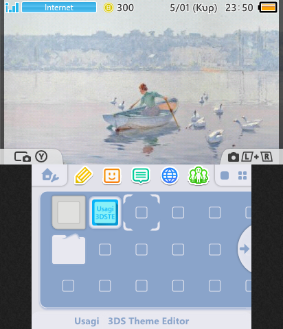 Rowing on a summer lake