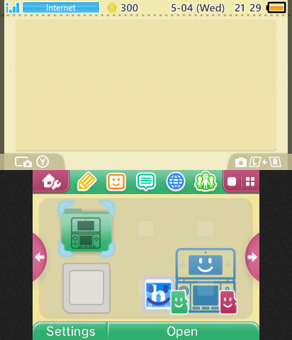 Homebrew 3DS Settings theme