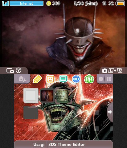 The batman who laughs but...