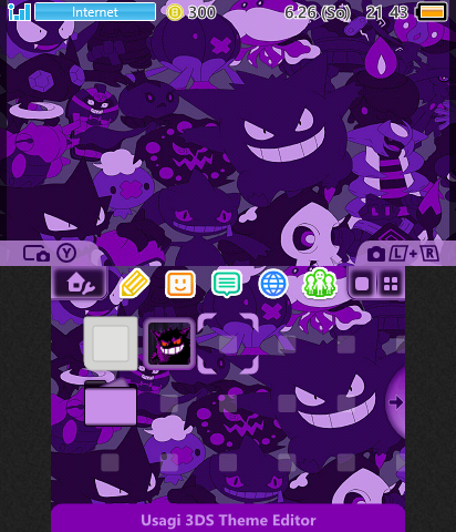 Gengar 3Ds Theme