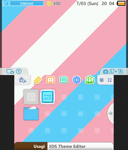 Trans Flag Simplistic