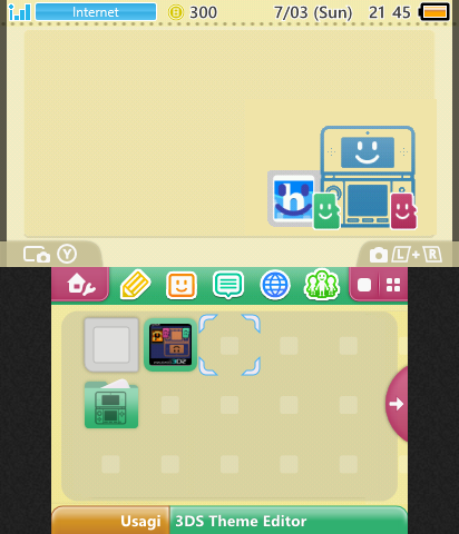 Homebrew 3DS settings (flipped)