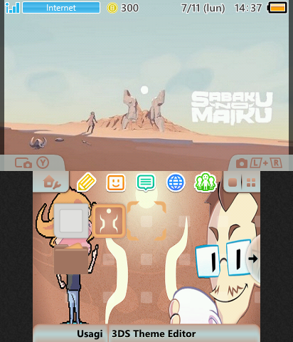 Sabaku no Maiku Brown Theme