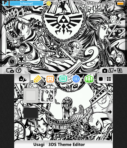 The Legend of Zelda- B&W Updated