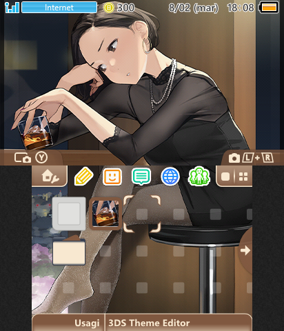 DC - Senpai-san drinking