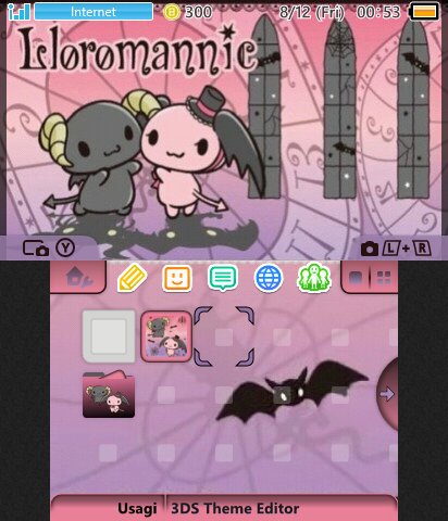 Llorommanic pink theme