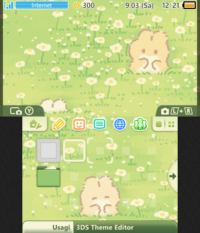 Cute Bunnys in Flower Field