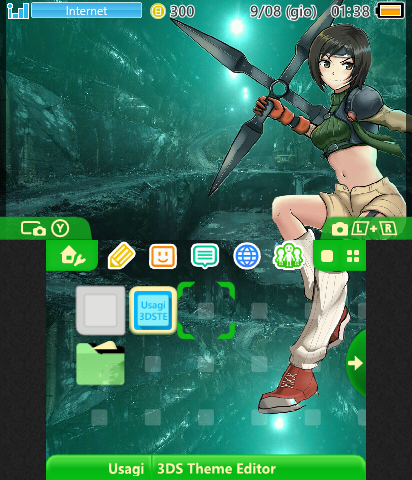 Yuffie  Double Screen Theme