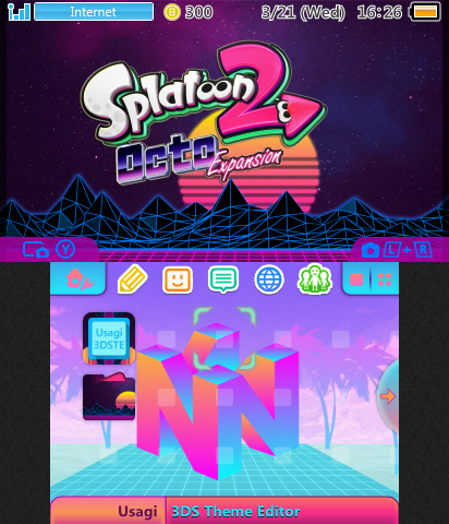 Splatoon OctoExpansion Vaporwave
