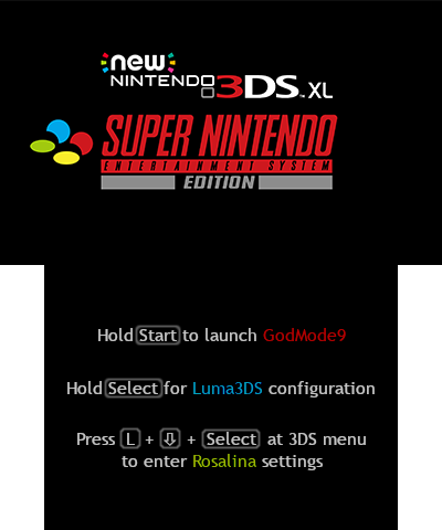 New 3DS XL SNES Edition - Type B