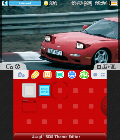 Mazda RX7 theme in ~red~
