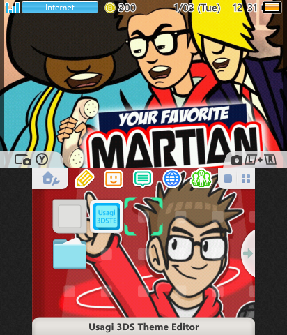 Your Favorite Martian 3DS Theme