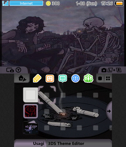 chill night- skeleton