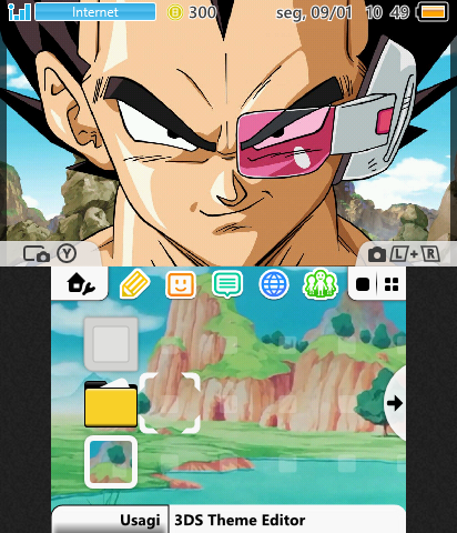 Vegeta Scounter theme