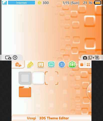 Orange to White Cubes