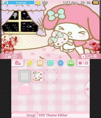 horror my melody theme