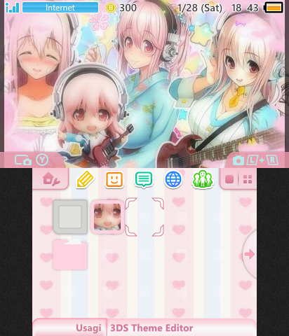 super sonico theme