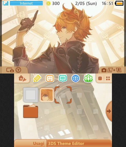 Gold Tartaglia theme