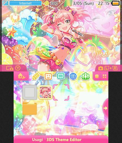 orange sapphire // mika theme