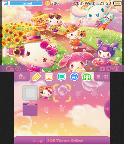 sanrio sunset theme
