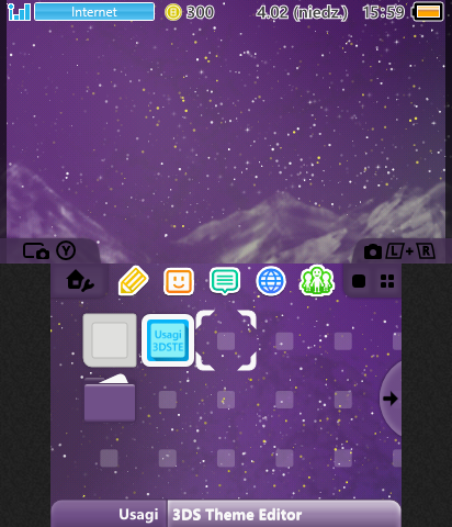 Simple Purple Sky with Mountains