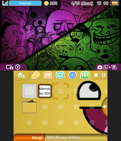 Meme Styled 3DS Theme
