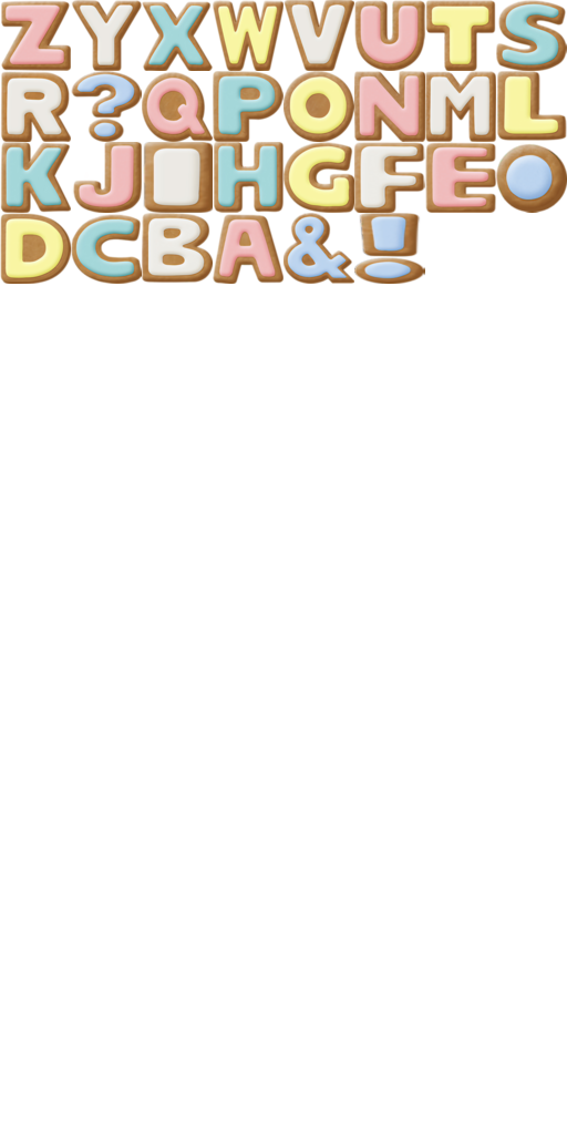 Cookie Letters & Symbols