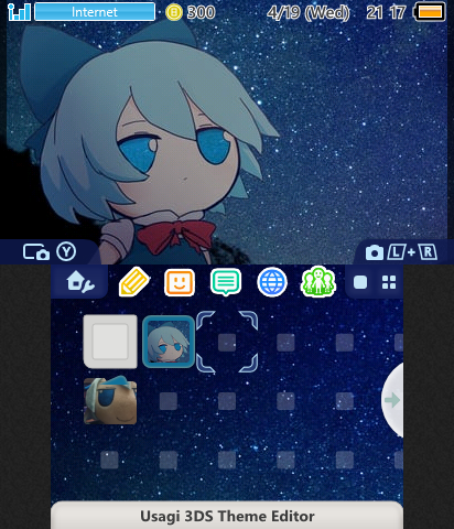 Touhou Cirno Fumo Galaxy Theme