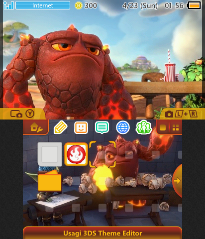 Skylanders grumpy Eruptor theme