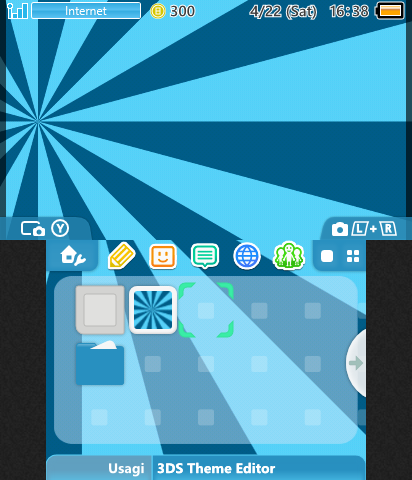Blue Starburst Theme