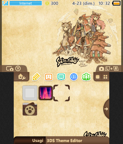 Solatorobo wood-work theme