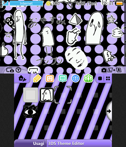 Oyasumi PunPun Dark Theme Lavend