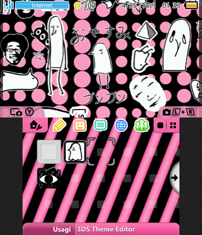 Oyasumi PunPun Dark Theme - Pink