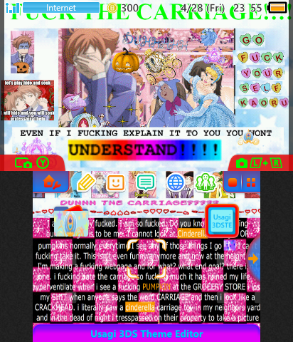 DUHHHH THE CARRIAGE?!?!?!?