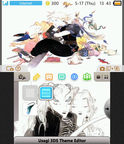 Final Fantasy 7 Amano style