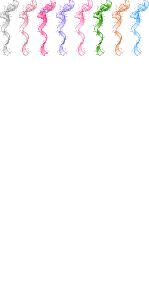 Cute pixel bow dividers/vertical