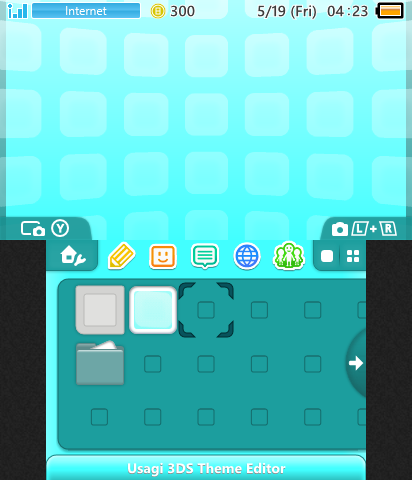 Cyan 3DS Default Theme