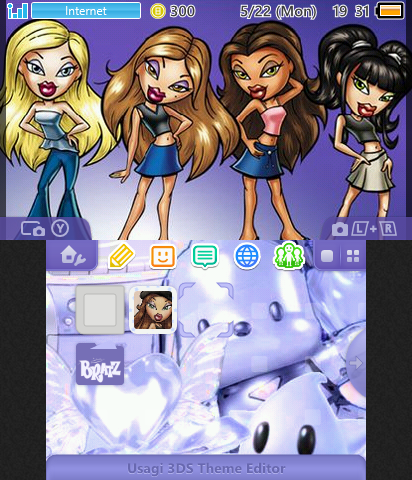periwinkle bratz theme