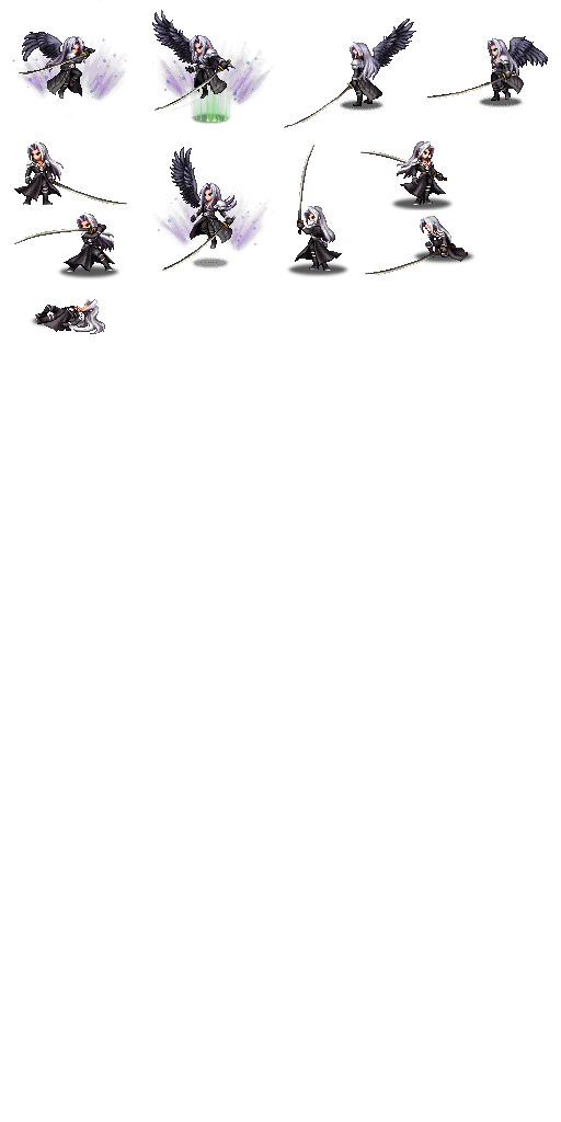 Sephiroth Sprites (Final Fantasy