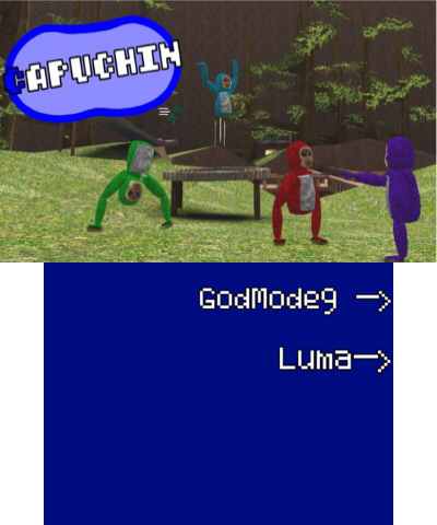 Capuchin Splashscreen for 2ds